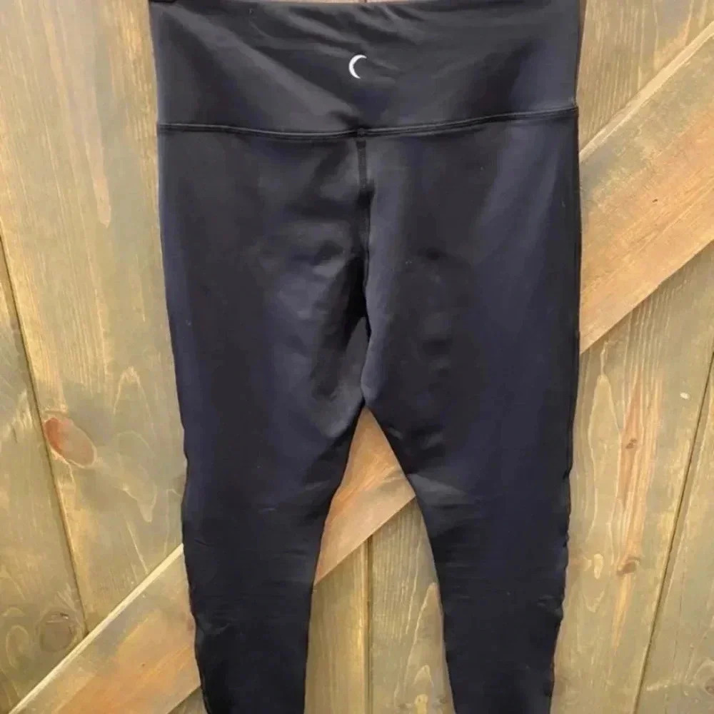 Zyia Active Womens Black Moto Leggings - Picture 5 of 6